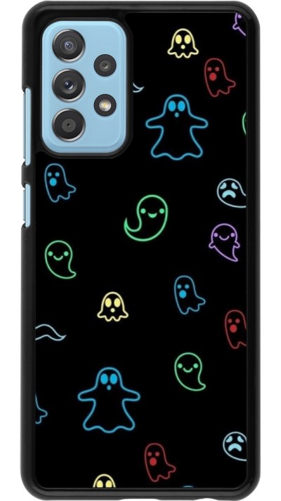 Coque Samsung Galaxy A52 - Halloween 2024 colorful ghosts