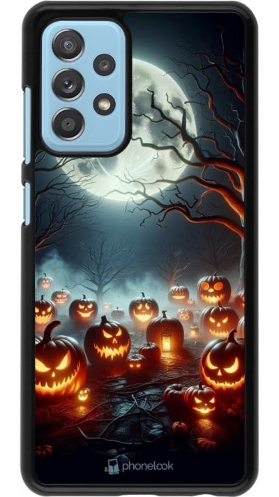 Coque Samsung Galaxy A52 - Halloween 2024 Many Pumpkins