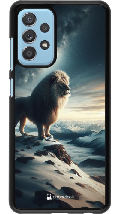 Coque Samsung Galaxy A52 - Le lion blanc