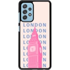 Coque Samsung Galaxy A52 - London Pink Print