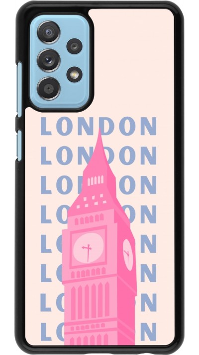 Coque Samsung Galaxy A52 - London Pink Print