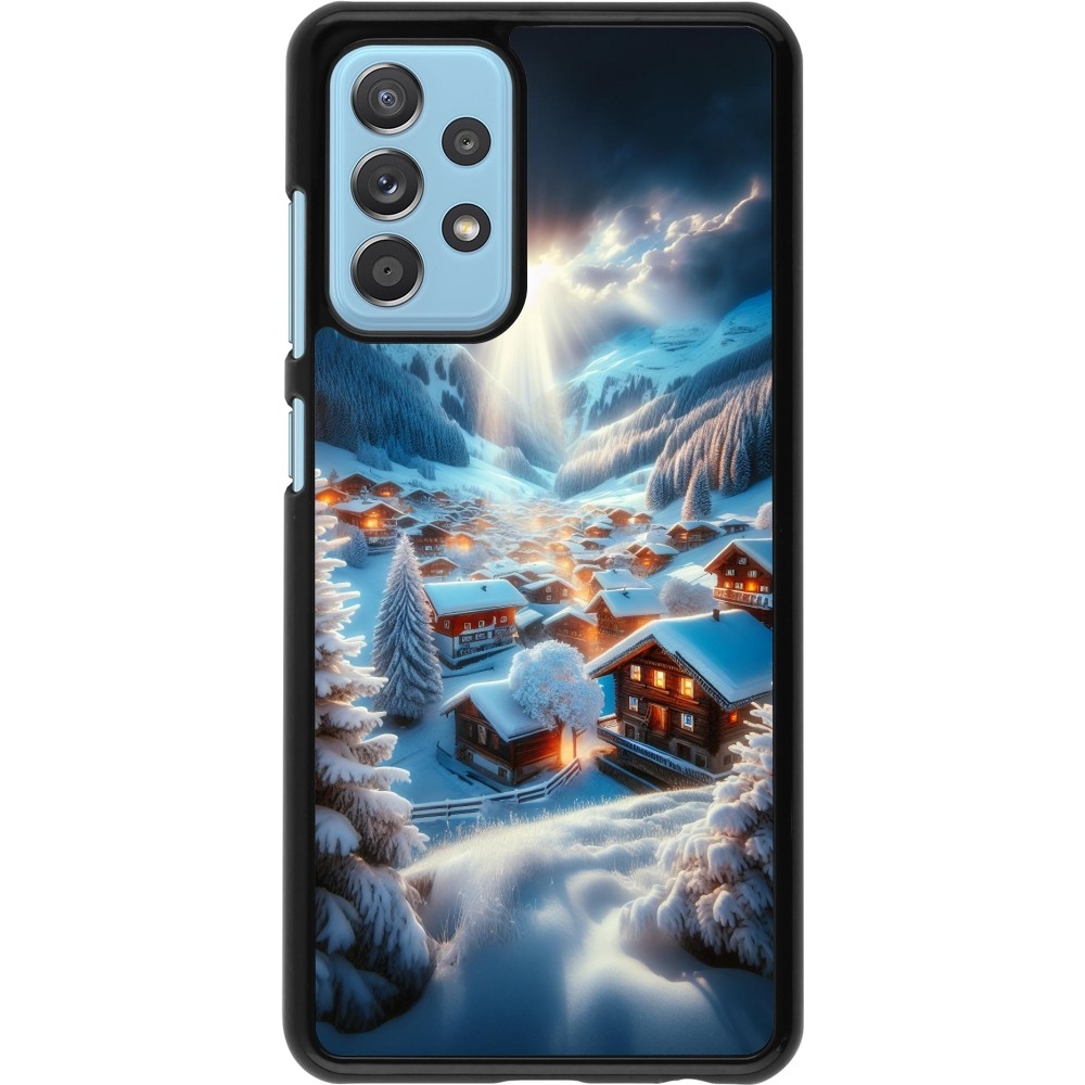 Coque Samsung Galaxy A52 - Mont Neige Lumière