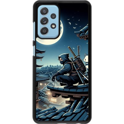 Coque Samsung Galaxy A52 - Ninja sous la lune