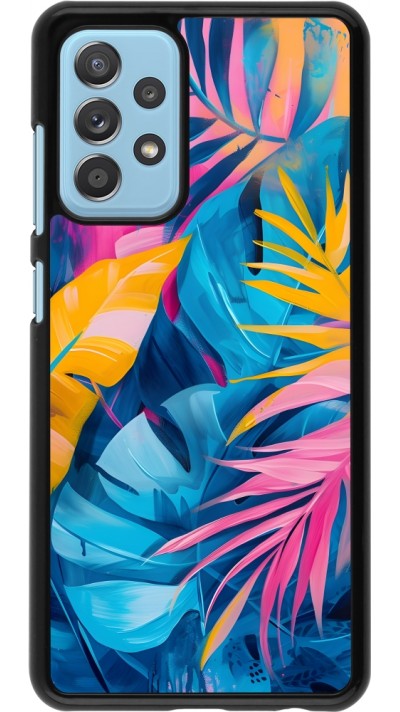 Coque Samsung Galaxy A52 - Palms Blue