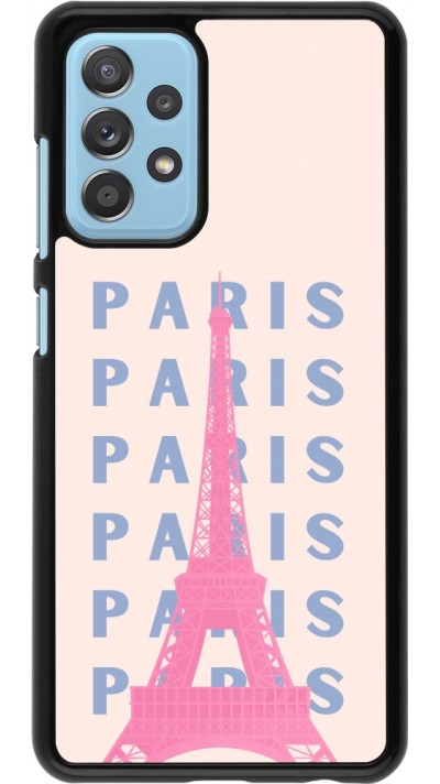 Coque Samsung Galaxy A52 - Paris Pink Print