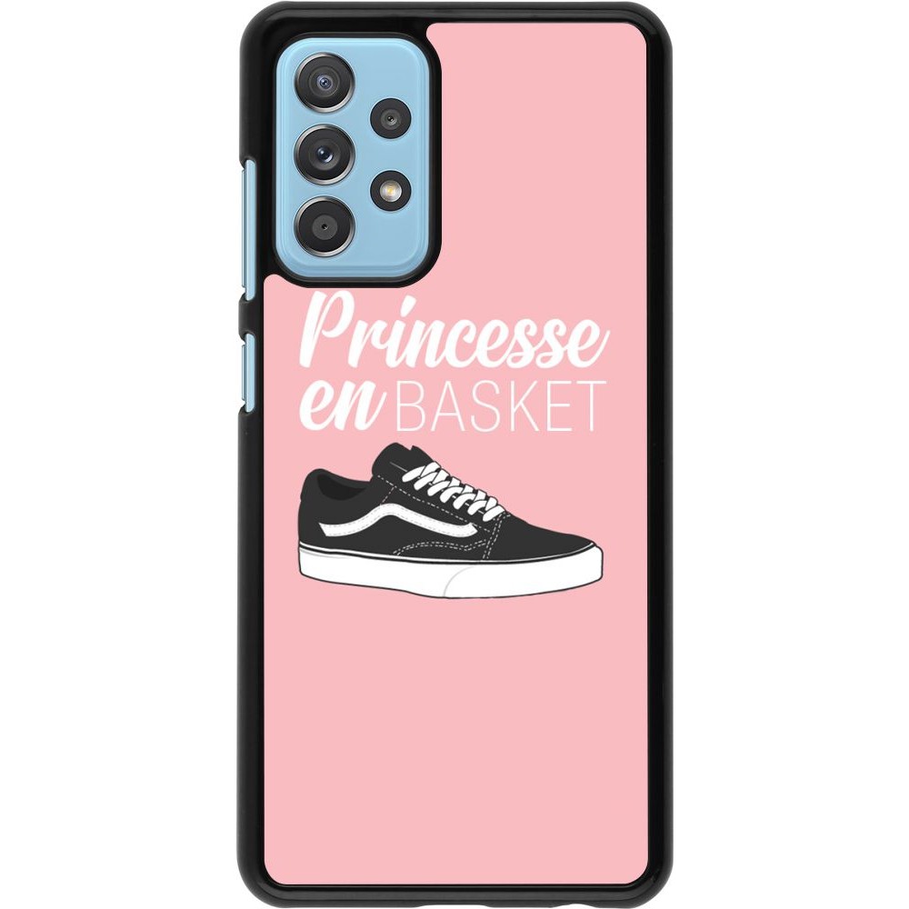 Coque Samsung Galaxy A52 5G - princesse en basket