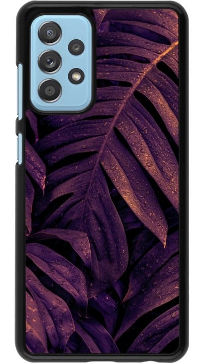 Coque Samsung Galaxy A52 - Purple Light Leaves