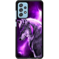 Coque Samsung Galaxy A52 5G - Purple Sky Wolf