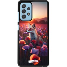 Coque Samsung Galaxy A52 - Renard pourpre au crépuscule