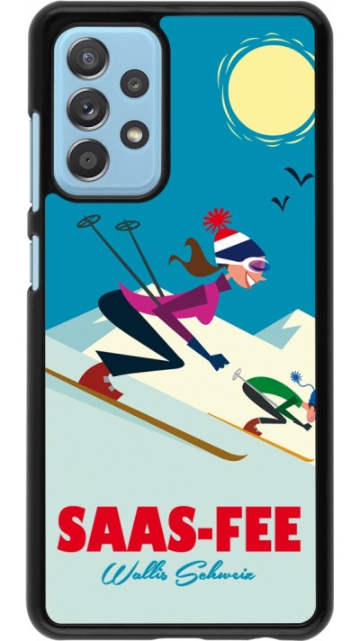 Coque Samsung Galaxy A52 - Saas-Fee Ski Downhill