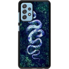 Samsung Galaxy A52 Case Hülle - Snake Blue Anaconda