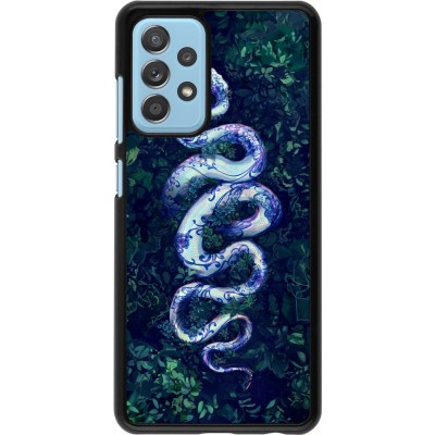 Coque Samsung Galaxy A52 - Serpent Blue Anaconda