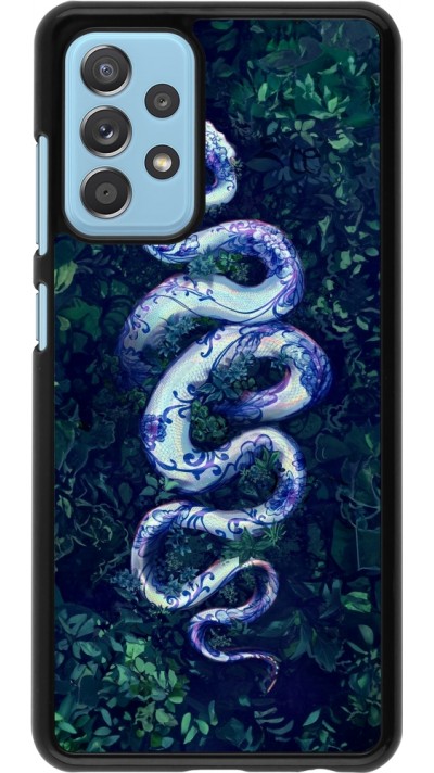 Coque Samsung Galaxy A52 - Serpent Blue Anaconda