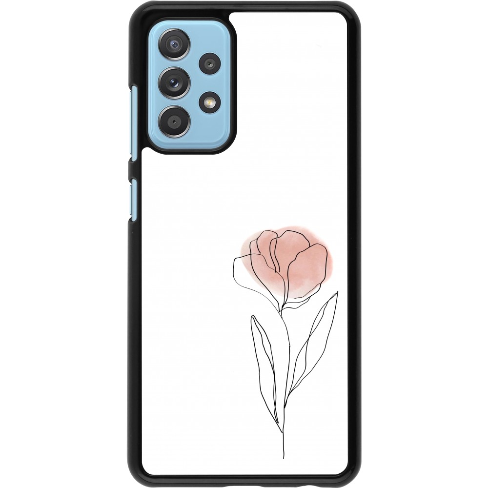 Coque Samsung Galaxy A52 - Spring 23 minimalist flower