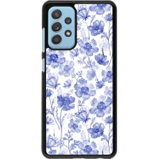 Coque Samsung Galaxy A52 - Spring 23 watercolor blue flowers