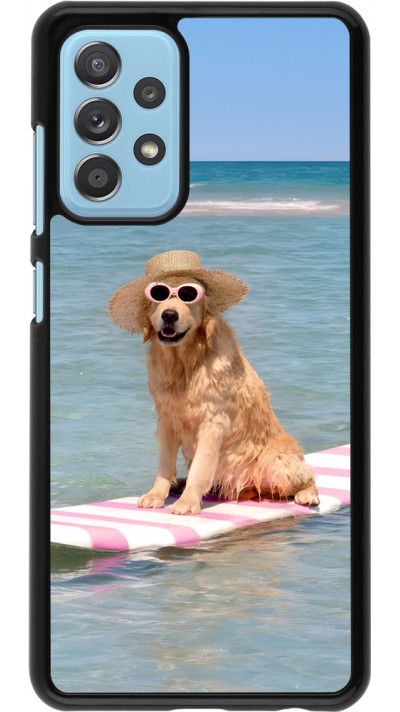 Coque Samsung Galaxy A52 - Summer Dog on Paddle