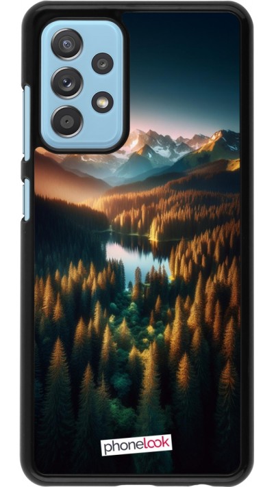 Coque Samsung Galaxy A52 - Sunset Forest Lake