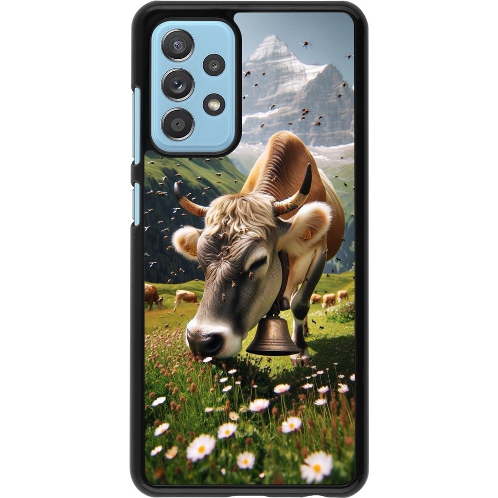 Coque Samsung Galaxy A52 - Vache montagne Valais