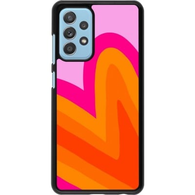 Coque Samsung Galaxy A52 - Valentine 2024 heart gradient