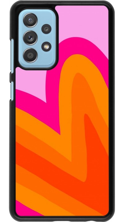 Coque Samsung Galaxy A52 - Valentine 2024 heart gradient