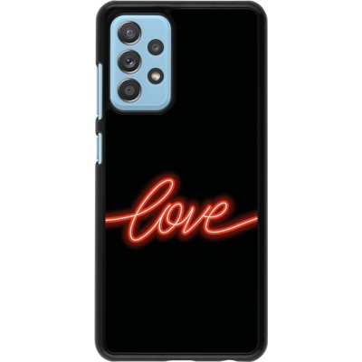 Coque Samsung Galaxy A52 - Valentine 2023 neon love