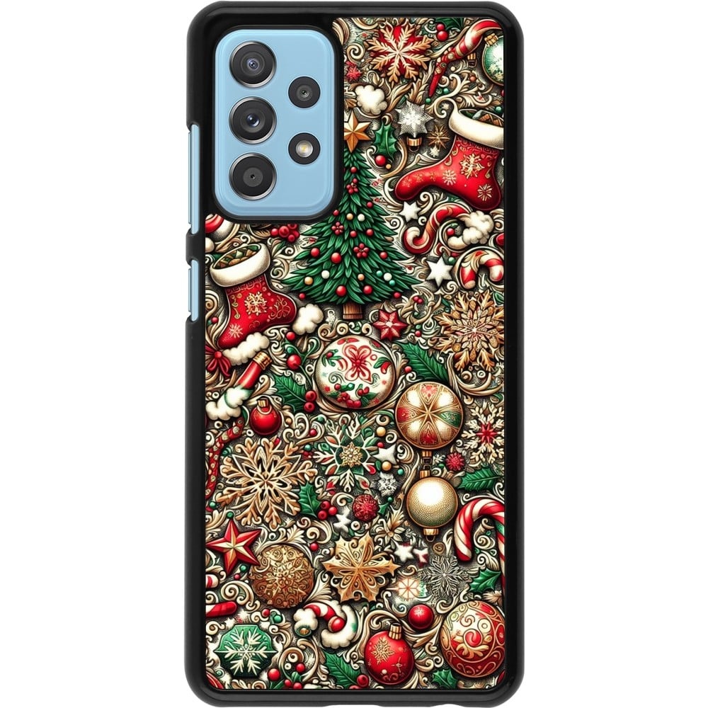 Coque Samsung Galaxy A52 - Noël 2023 micro pattern