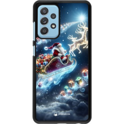 Coque Samsung Galaxy A52 - Noël 2023 Père Noël enchanté