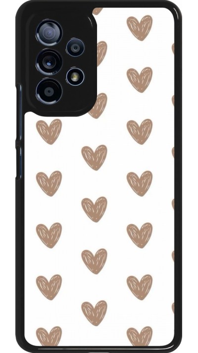 Coque Samsung Galaxy A53 5G - Autumn 2024 brown hearts