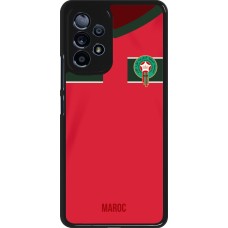 Coque Samsung Galaxy A53 5G - Maillot de football Maroc 2022 personnalisable