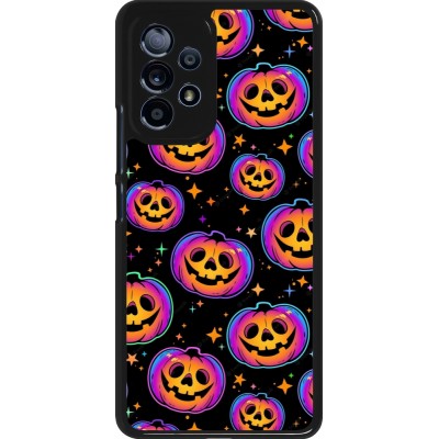 Coque Samsung Galaxy A53 5G - Halloween 2024 rainbow pumpkins