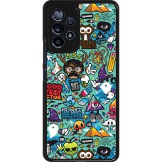 Coque Samsung Galaxy A53 5G - Mixed Cartoons Turquoise