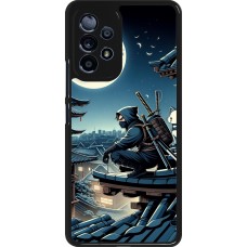 Coque Samsung Galaxy A53 5G - Ninja sous la lune