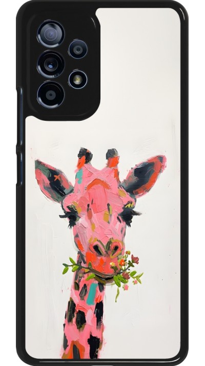 Coque Samsung Galaxy A53 5G - Pink Girafe Paint