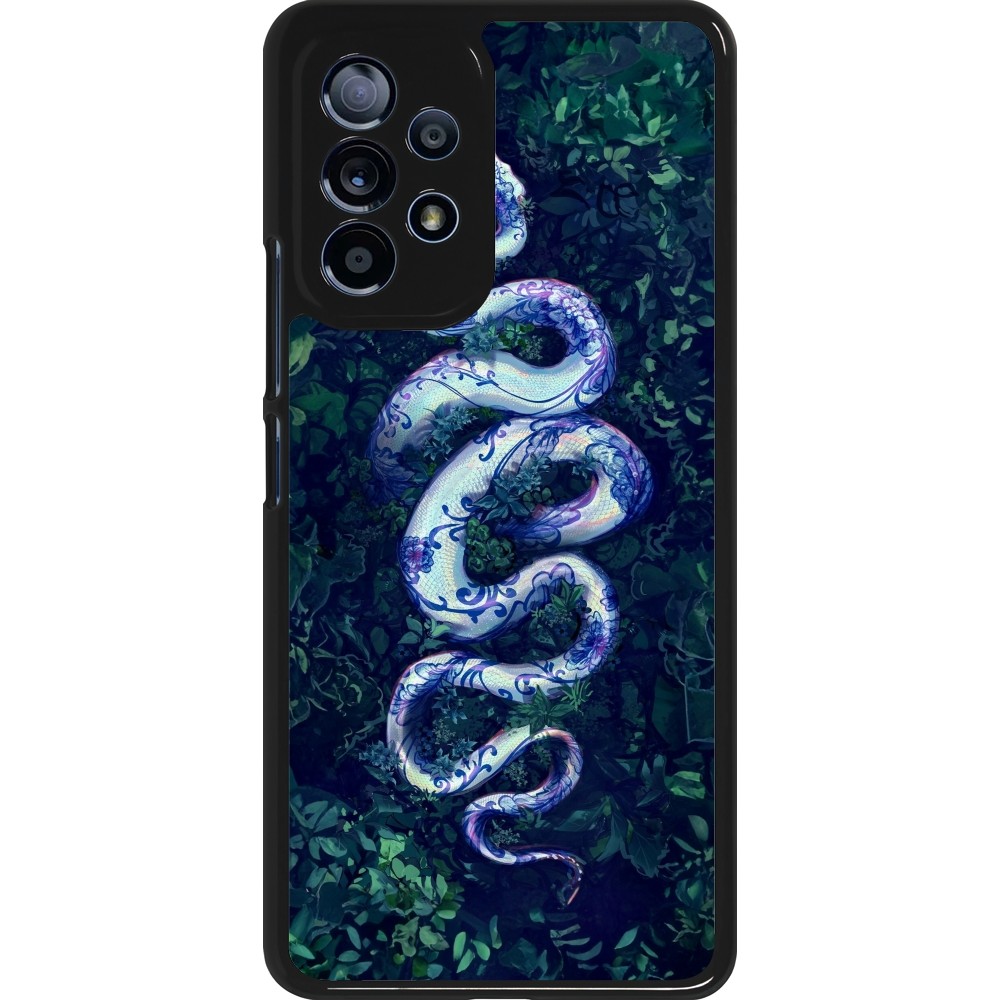 Samsung Galaxy A53 5G Case Hülle - Snake Blue Anaconda