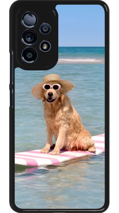 Coque Samsung Galaxy A53 5G - Summer Dog on Paddle