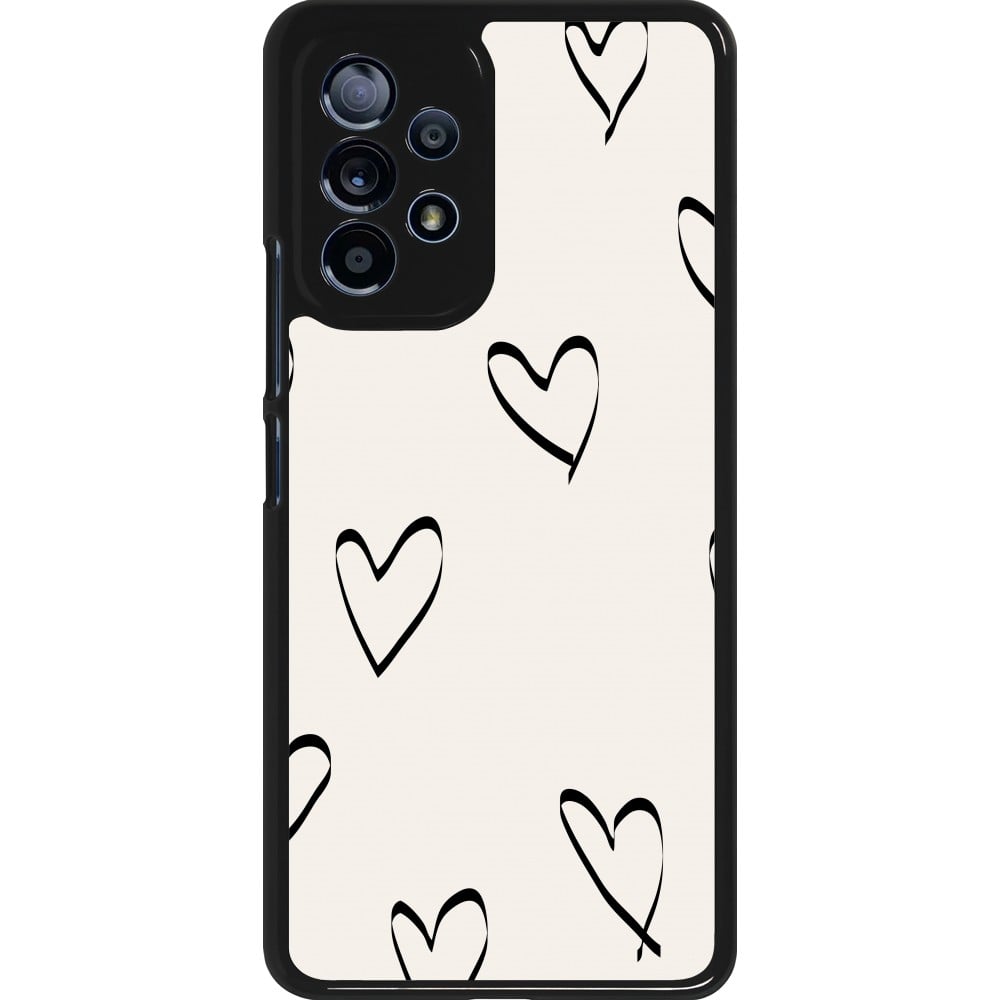 Coque Samsung Galaxy A53 5G - Valentine 2023 minimalist hearts