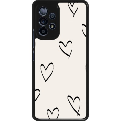 Coque Samsung Galaxy A53 5G - Valentine 2023 minimalist hearts