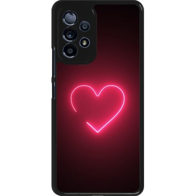 Coque Samsung Galaxy A53 5G - Valentine 2023 single neon heart