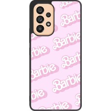 Coque Samsung Galaxy A53 5G - Silicone rigide noir Barbie light pink pattern