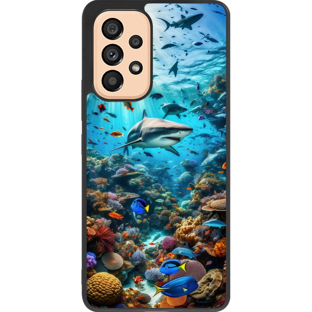 Coque Samsung Galaxy A53 5G - Silicone rigide noir Bora Bora Mer et Merveilles