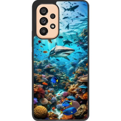 Coque Samsung Galaxy A53 5G - Silicone rigide noir Bora Bora Mer et Merveilles