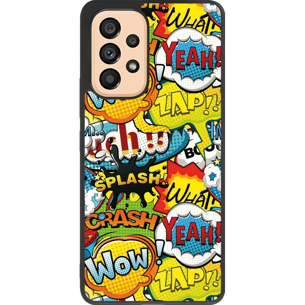 Coque Samsung Galaxy A53 5G - Silicone rigide noir Cartoons slogans