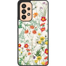 Coque Samsung Galaxy A53 5G - Silicone rigide noir Flora Botanical Wildlife