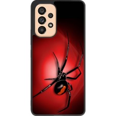 Coque Samsung Galaxy A53 5G - Silicone rigide noir Halloween 2023 spider black widow