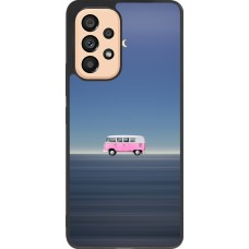 Coque Samsung Galaxy A53 5G - Silicone rigide noir Spring 23 pink bus