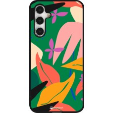 Coque Samsung Galaxy A54 5G - Silicone rigide noir Abstract Jungle