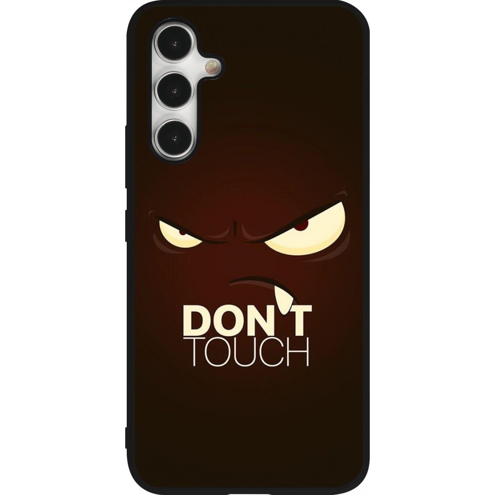 Coque Samsung Galaxy A54 5G - Silicone rigide noir Angry Dont Touch