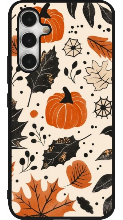 Coque Samsung Galaxy A54 5G - Silicone rigide noir Autumn 2024 nature