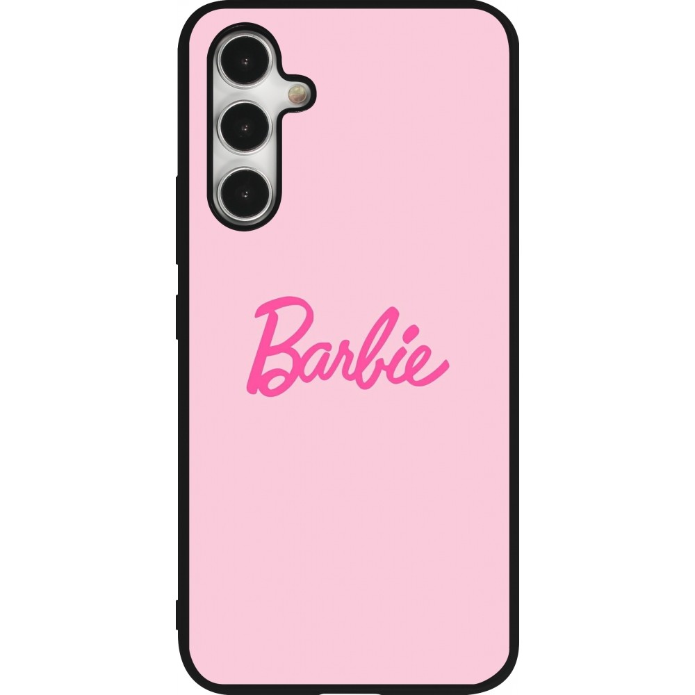 Samsung Galaxy A54 Case Hülle - Silikon schwarz Barbie Text