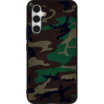 Coque Samsung Galaxy A54 5G - Silicone rigide noir Camouflage 3